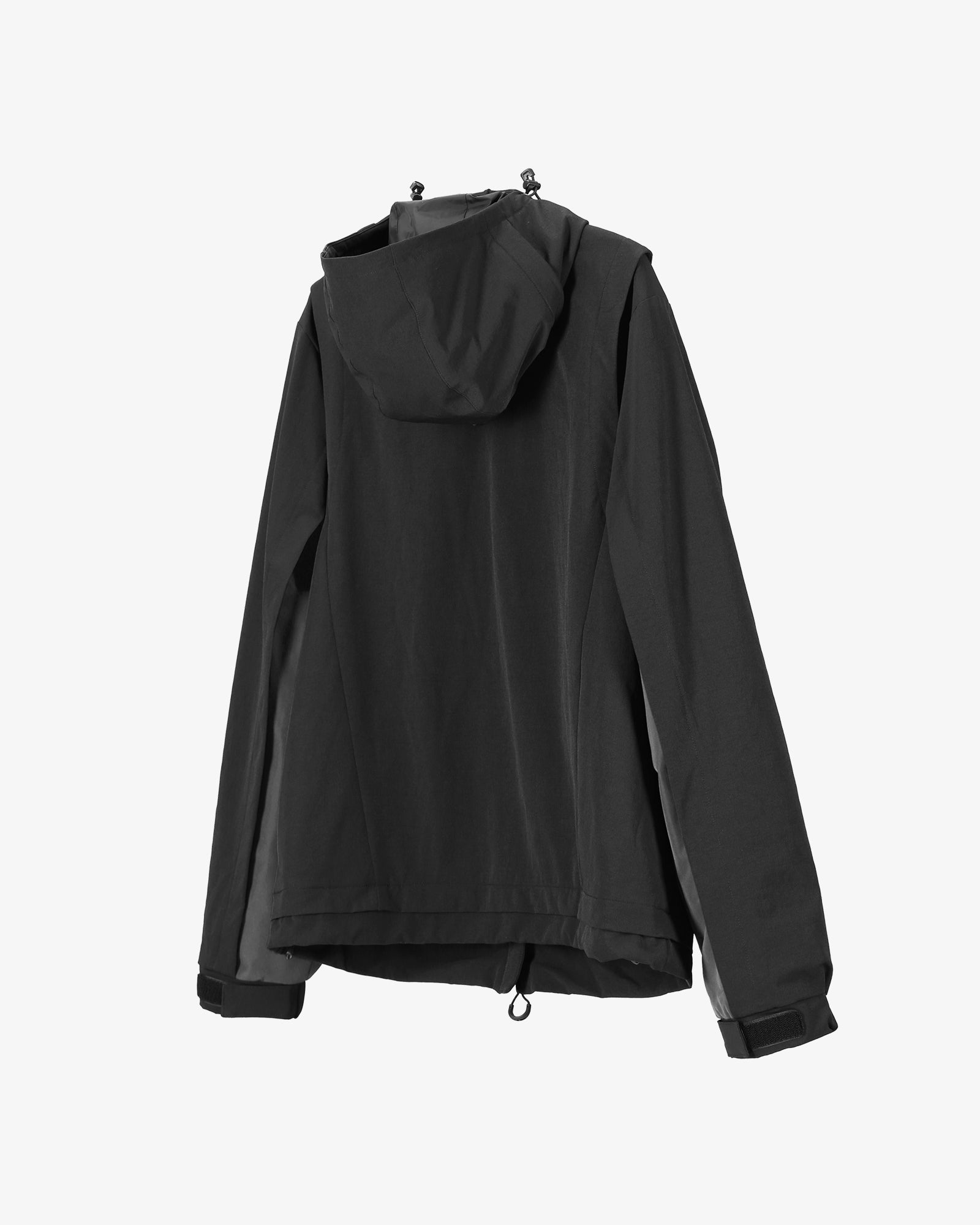 Deconstructed Hooded Shell Jacket