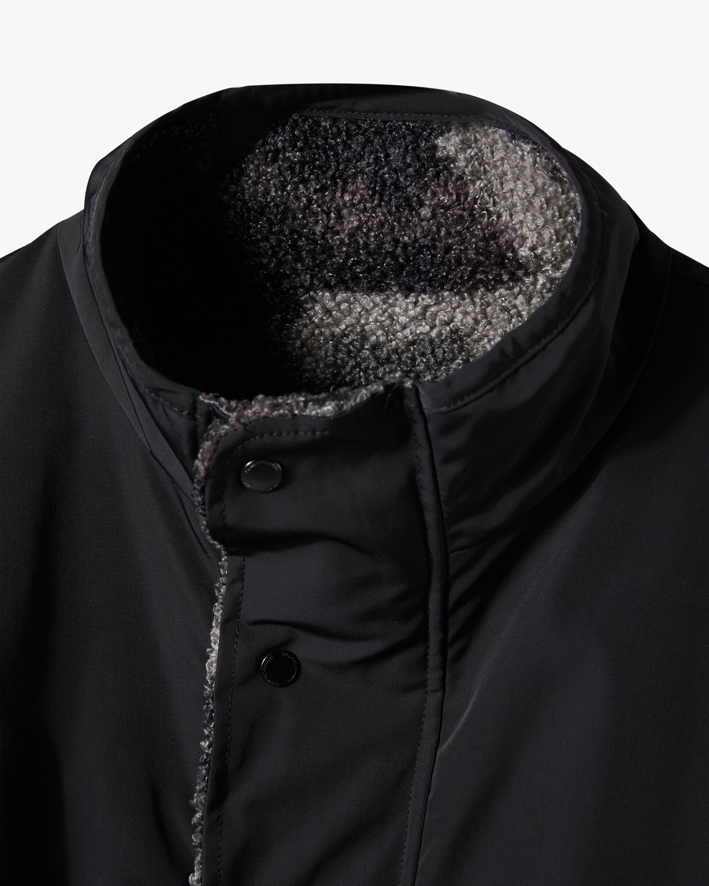 Reversible Sherpa Camo Zip Up Jacket