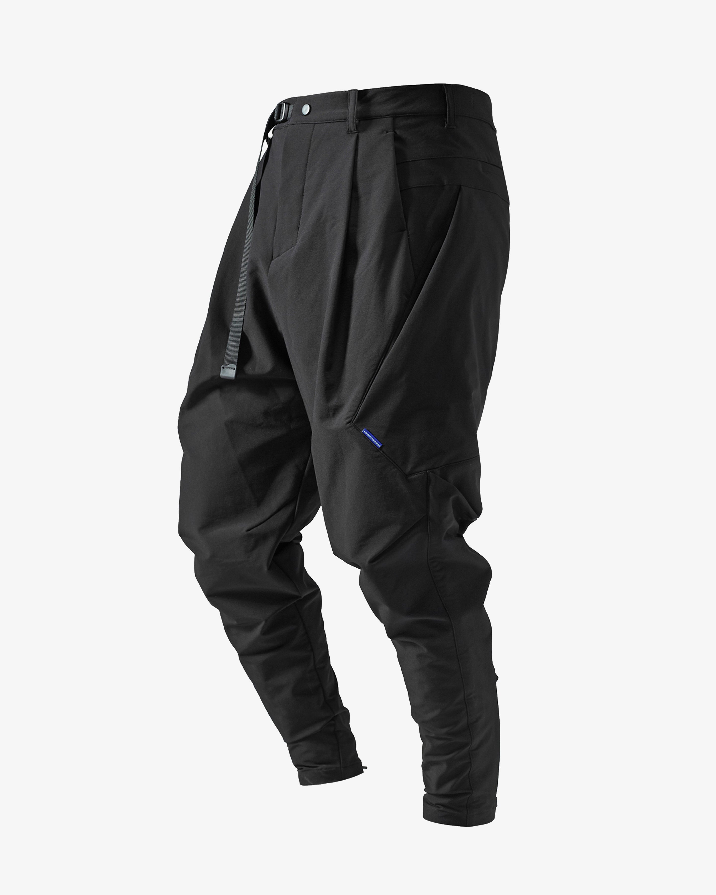 089 Multi Pleated Tapered Jogger Pants