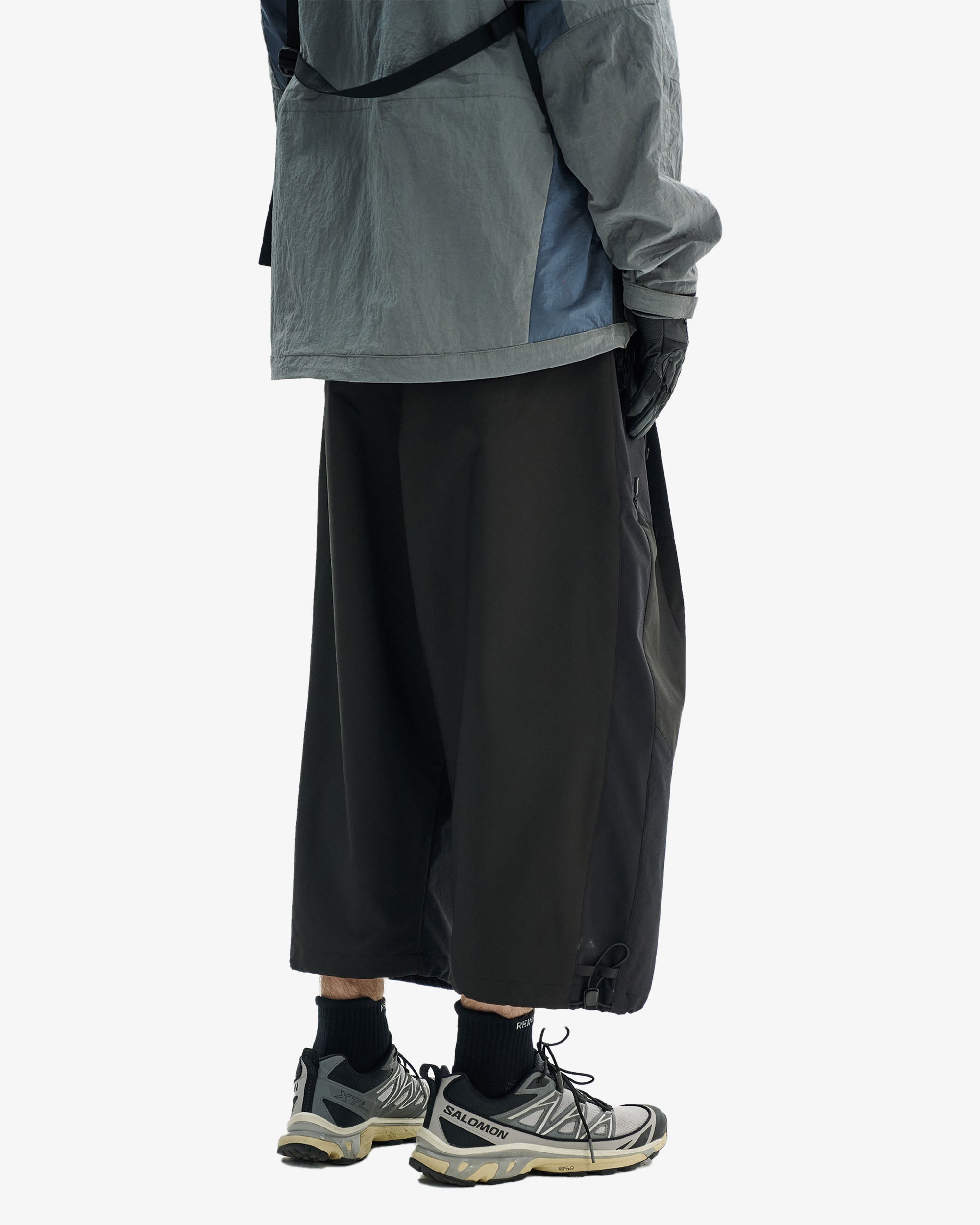 Loose Wide Leg Technical Water Repellent Cropped Pants