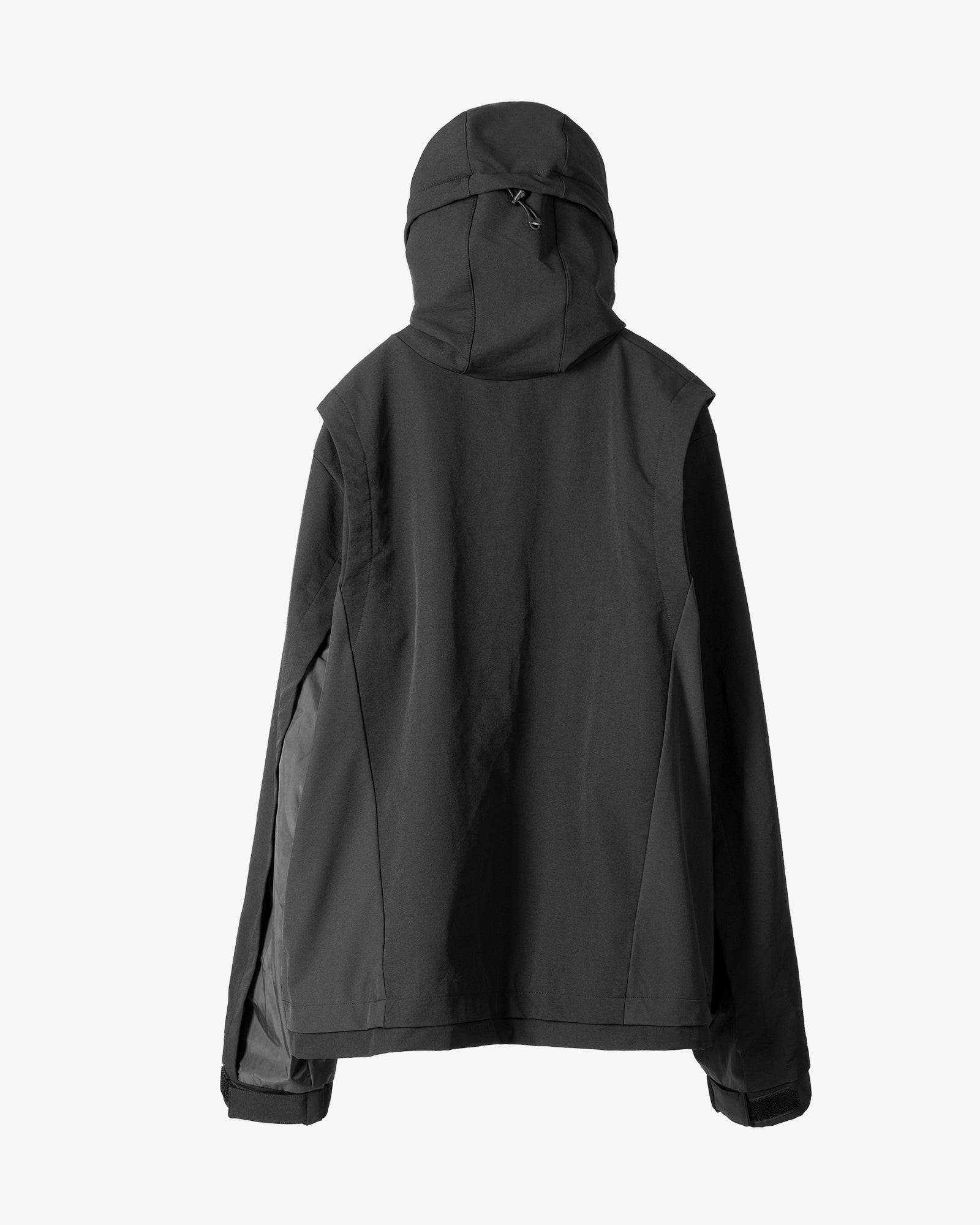 Deconstructed Hooded Shell Jacket