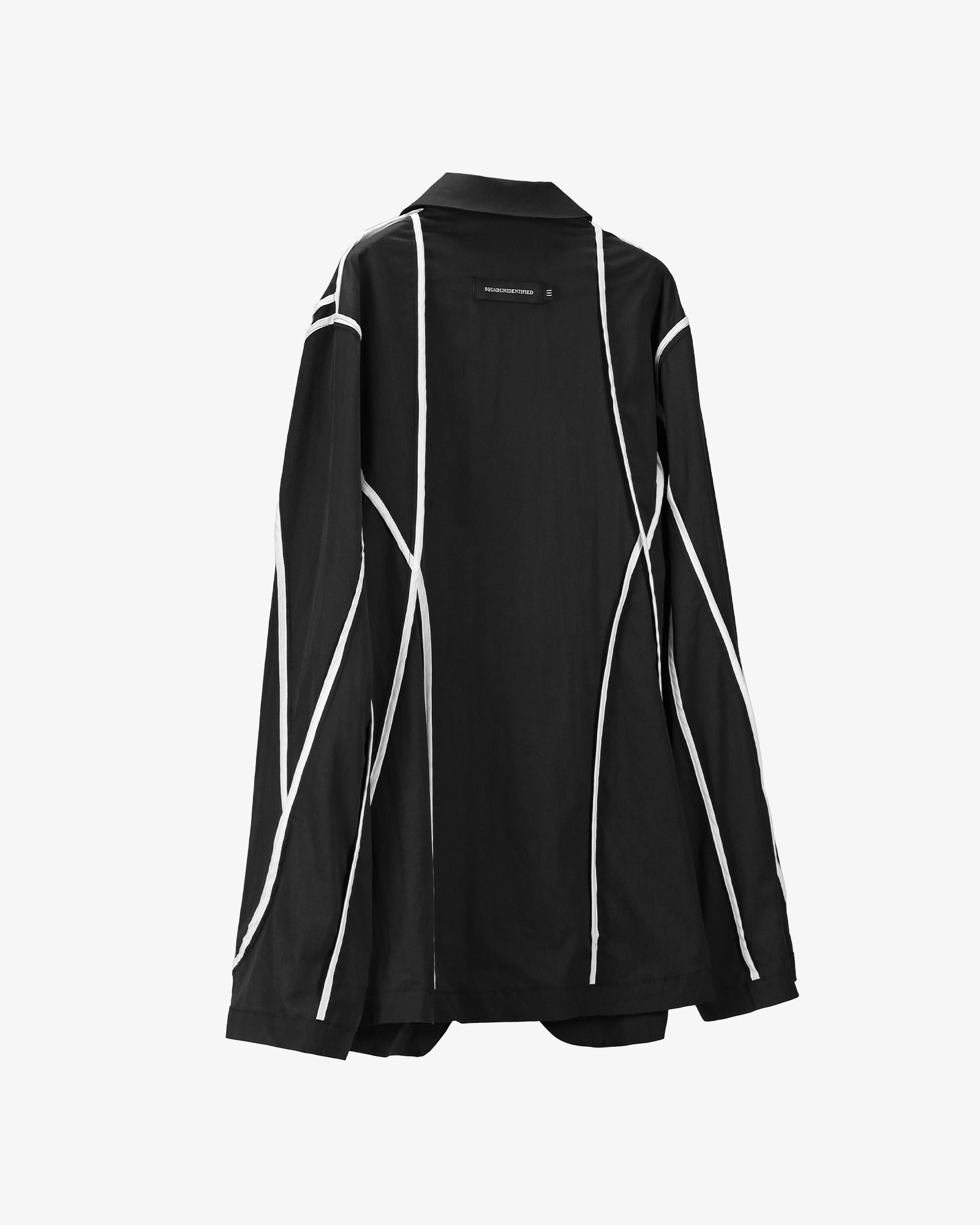 Reversible Deconstructed Blazer Jacket Black